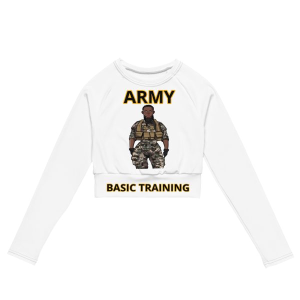 BASIC TRAINING CLASS OF DEUCE DEUCE Recycled Long-Sleeve Crop Top