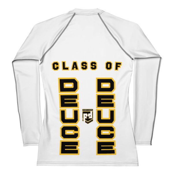 BASIC TRAINING CLASS OF DEUCE DEUCE Women's Rash Guard