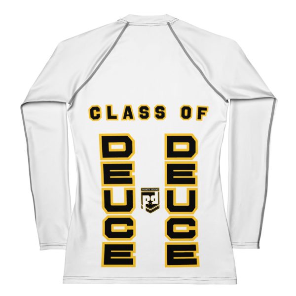 BASIC TRAINING CLASS OF DEUCE DEUCE Women's Rash Guard