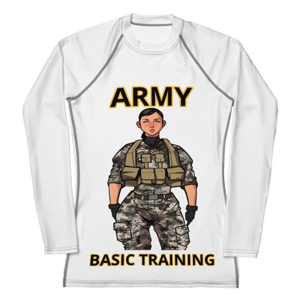 BASIC TRAINING CLASS OF TOO TREE Women's Rash Guard