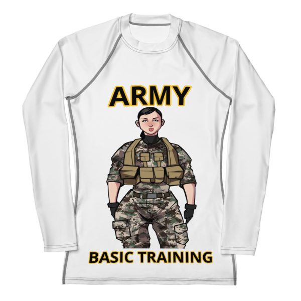 BASIC TRAINING CLASS OF TOO TREE Women's Rash Guard