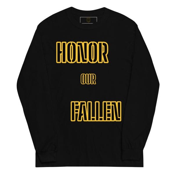 HONOR OUR FALLEN DUECE FOWER Long Sleeve Shirt