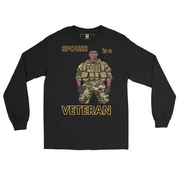 SPOUSE IS A VETERAN DEUCE TREE Long Sleeve Shirt