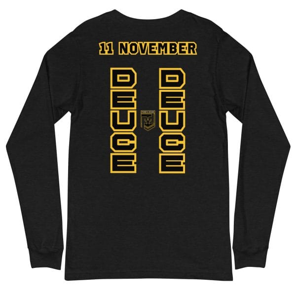 I SUPPORT VETERANS DEUCE DEUCE Unisex Long Sleeve Tee