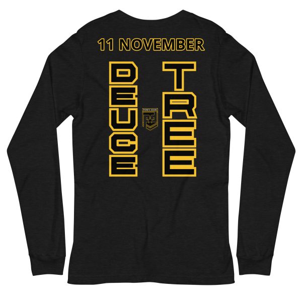 SON IS A VETERAN DEUCE TREEUnisex Long Sleeve Tee