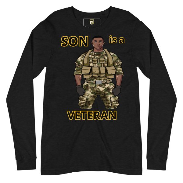 SON IS A VETERAN DEUCE TREE Unisex Long Sleeve Tee