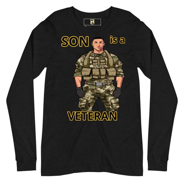 SON IS A VETERAN DEUCE TREE Unisex Long Sleeve Tee