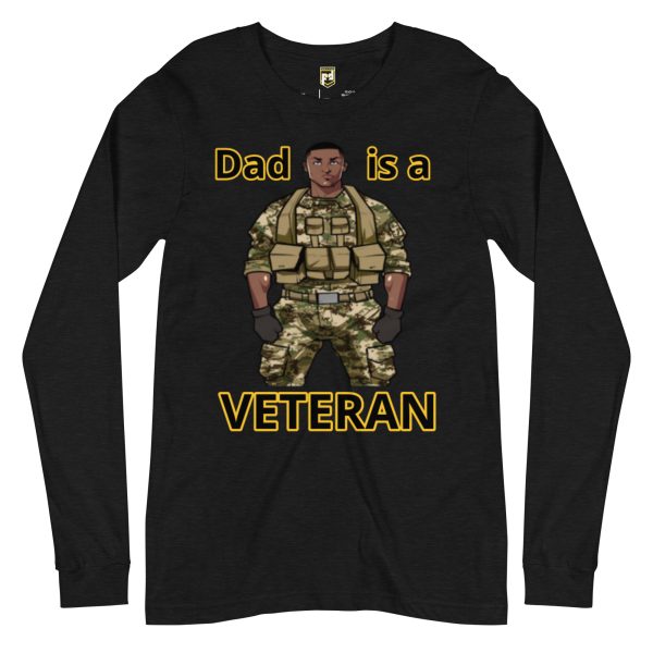 DAD IS A VETERAN DEUCE TREE Unisex Long Sleeve Tee