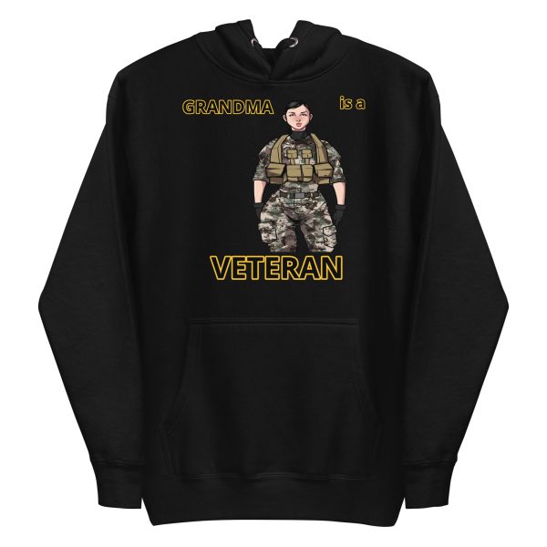 GRANDMA IS A VETERAN DEUCE TREE Unisex Hoodie