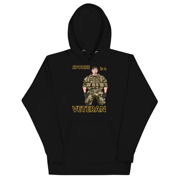 SPOUSE IS A VETERAN DEUCE TREE Unisex Hoodie