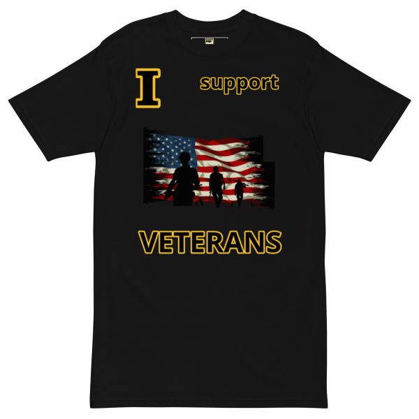 I SUPPORT VETERANS DEUCE DEUCE Tee