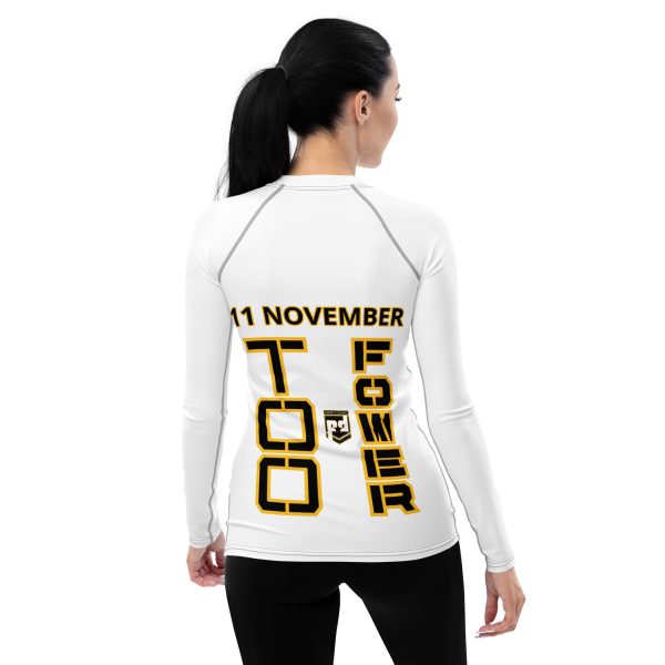 I support VETERANS TOO FOWER Women's Rash Guard