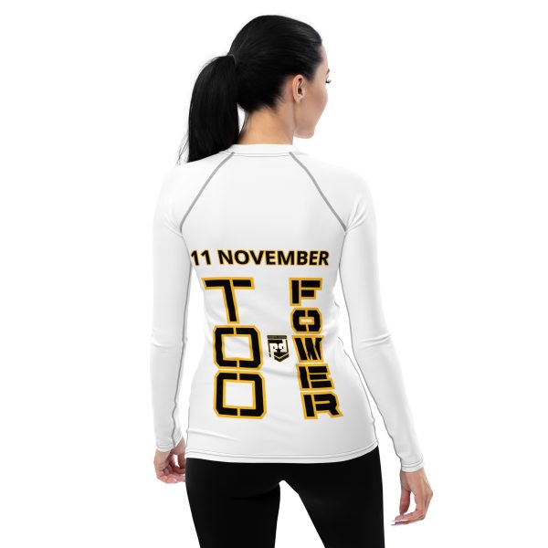 DAUGHTER IS A VETERAN TOO FOWER Women's Rash Guard