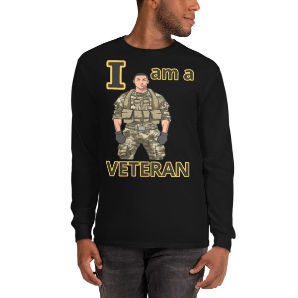 I AM A VETERAN TOO FOWER Long Sleeve Shirt