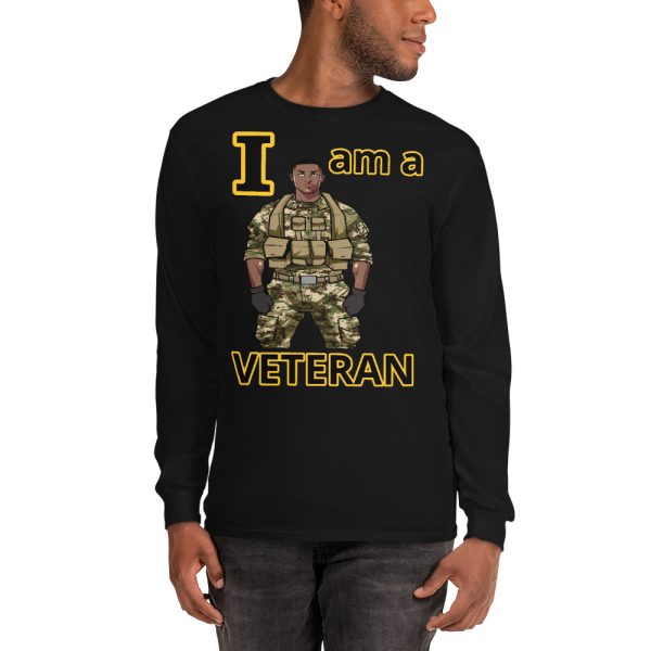 I AM A VETERAN TOO FOWER Long Sleeve Shirt