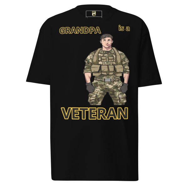 GRANDPA IS A VETERAN TOO FOWER Tee