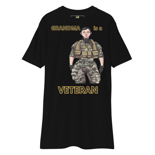 GRANDMA IS A VETERAN TOO FOWER Premium Tee