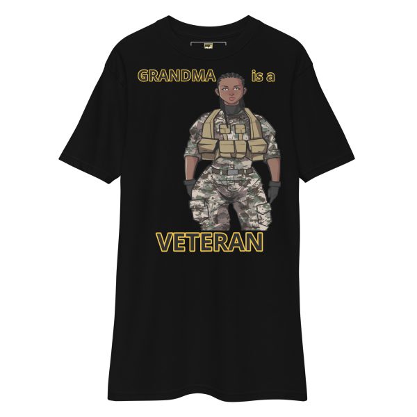 GRANDMA IS A VETERAN TOO FOWER Premium Tee