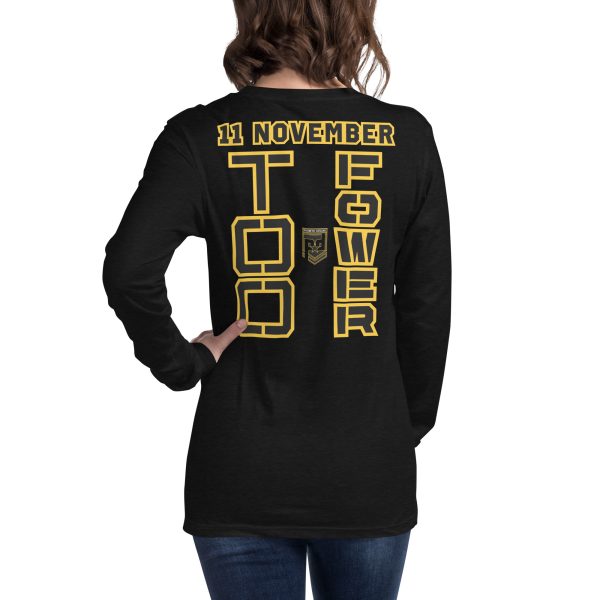 I support VETERANS TOO FOWER Unisex Long Sleeve Tee