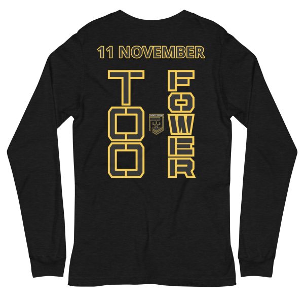 GRANDPA IS A VETERAN TOO FOWER Unisex Long Sleeve Tee