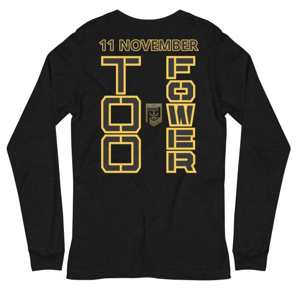 DAUGHTER IS A VETERAN TOO FOWER Unisex Long Sleeve Tee