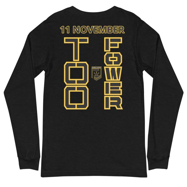 MOM IS A VETERAN TOO FOWER Unisex Long Sleeve Tee