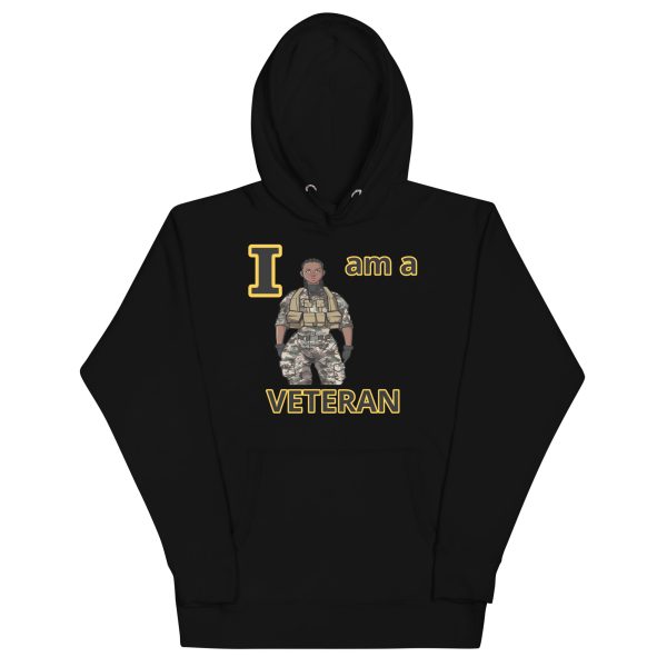 I AM A VETERAN TOO FOWER Unisex Hoodie