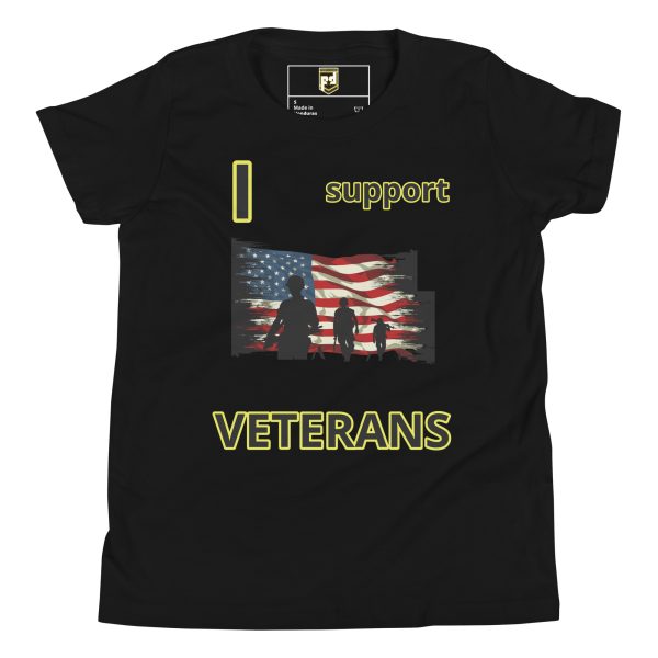 I support VETERANS TOO FOWER Youth Short Sleeve T-Shirt