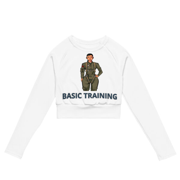 BASIC TRAINING CLASS OF TOO FOWER Recycled Long-Sleeve Crop Top