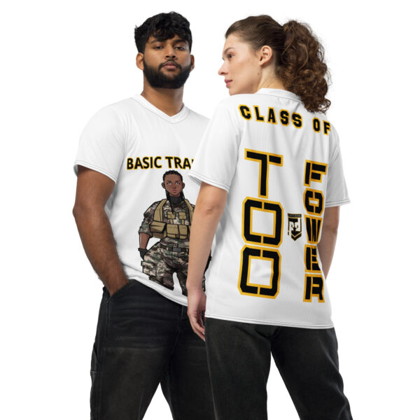 BASIC TRAINING CLASS OF TOO FOWER Recycled Unisex Sports Jersey