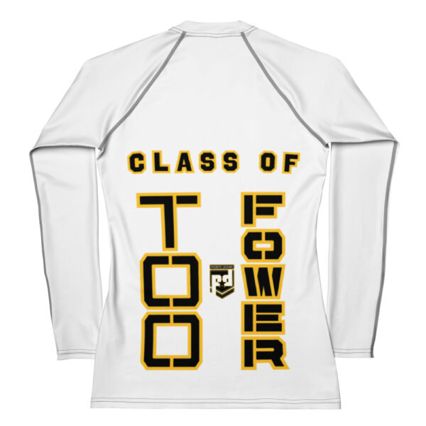 BASIC TRAINING CLASS OF TOO FOWER Women's Rash Guard