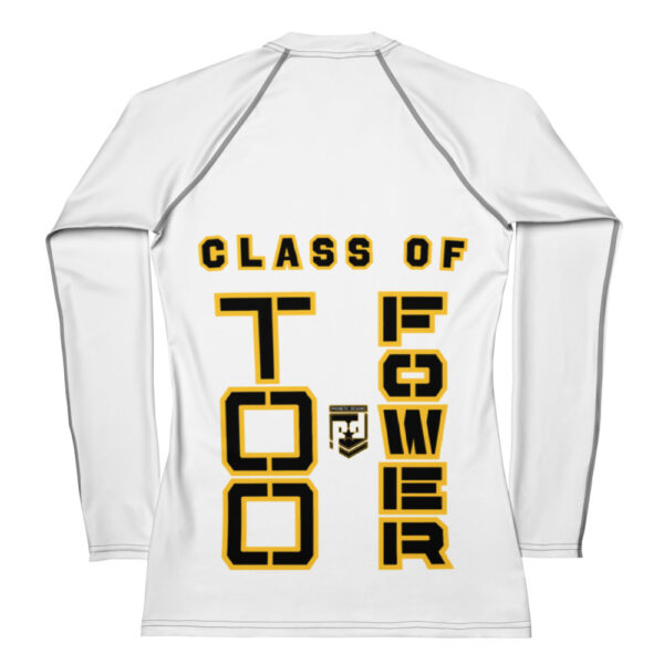 BASIC TRAINING CLASS OF TOO FOWER Women's Rash Guard