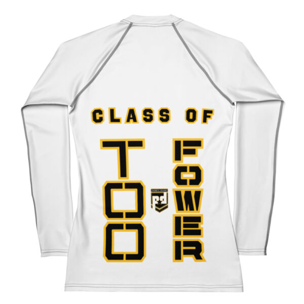 BASIC TRAINING CLASS OF TOO FOWER Women's Rash Guard