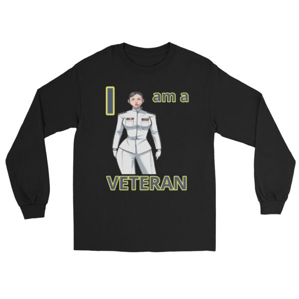 I am  a VETERAN TOO FOWER  Long Sleeve Shirt