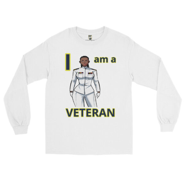 I AM A VETERAN TOO FOWER  Long Sleeve Shirt - Image 5