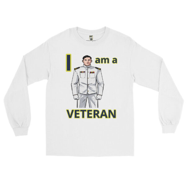 I AM A VETERAN TOO FOWER  Long Sleeve Shirt - Image 5