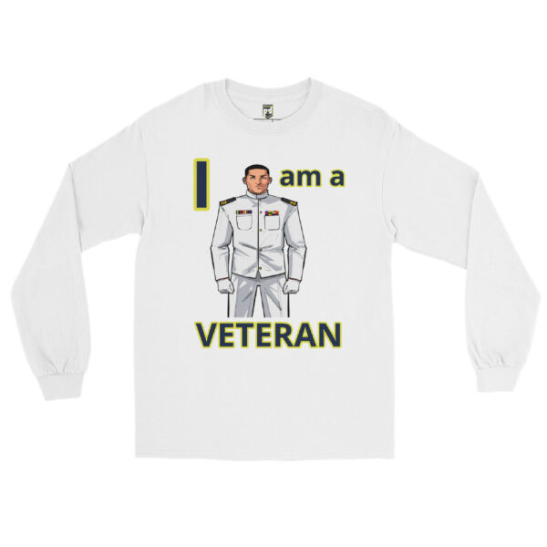 I AM A VETERAN TOO FOWER  Long Sleeve Shirt - Image 5