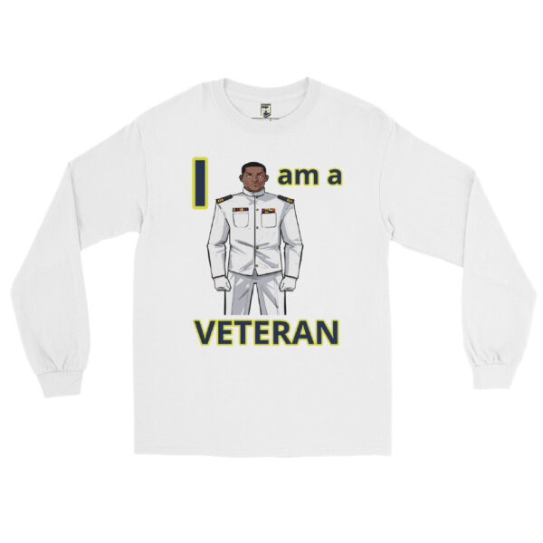 I AM A VETERAN TOO FOWER  Long Sleeve Shirt - Image 5