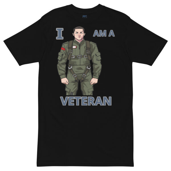 I AM A VETERAN TOO FOWER Tee