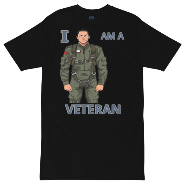 I AM A VETERAN TOO FOWER Tee