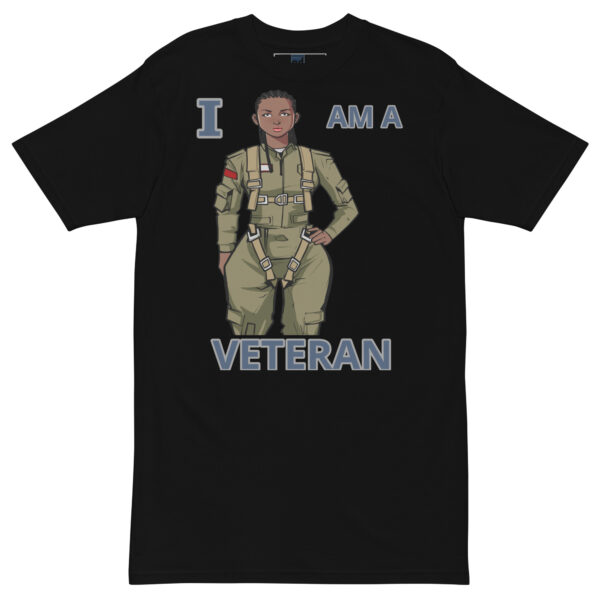 I AM A VETERAN TOO FOWER Tee