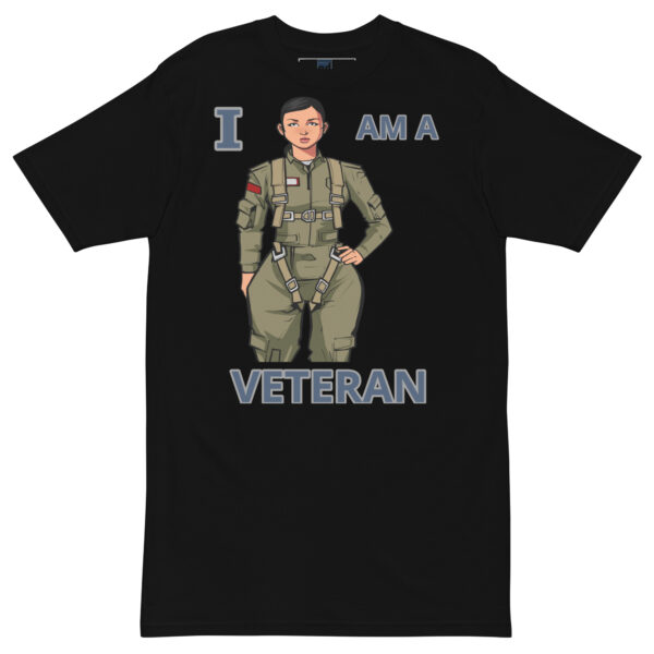 I AM A VETERAN TOO FOWER Tee