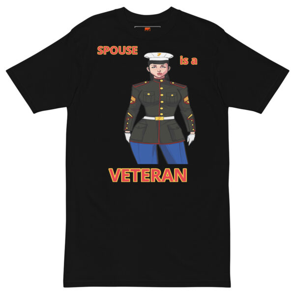 SPOUSE IS A VETERAN TOO FOWER Tee