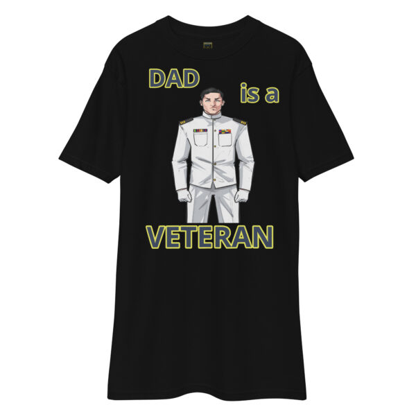 DAD IS A VETERAN TOO FOWER Long Sleeve Shirt