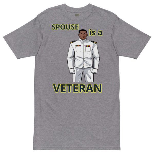 SPOUSE IS A VETERAN TOO FOWER Long Sleeve Shirt - Image 3