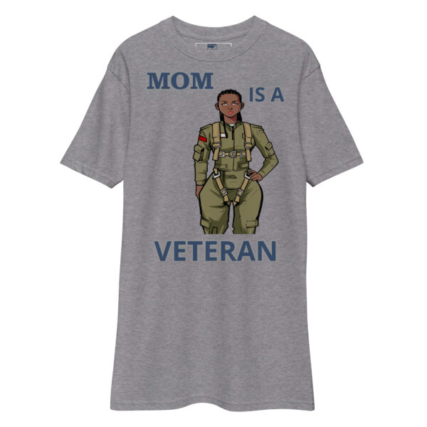 MOM IS A VETERAN TOO FOWER Tee - Image 3