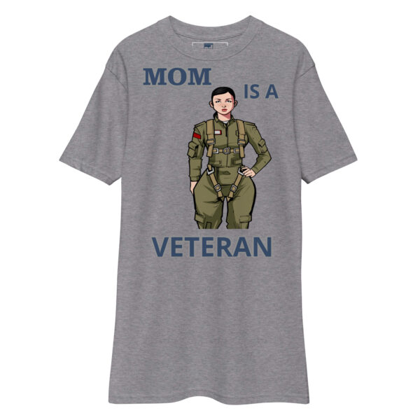 MOM IS A VETERAN TOO FOWER Tee - Image 3