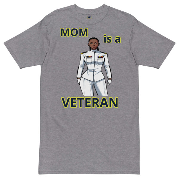 MOM IS A VETERAN TOO FOWER Tee - Image 3