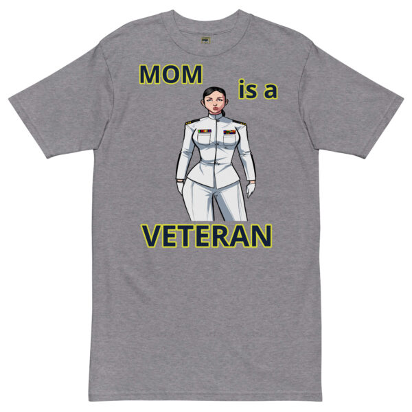 MOM IS A VETERAN TOO FOWER Tee - Image 3