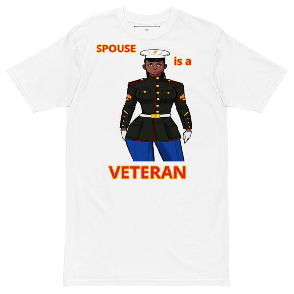 SPOUSE IS A VETERAN TOO FOWER Tee - Image 5